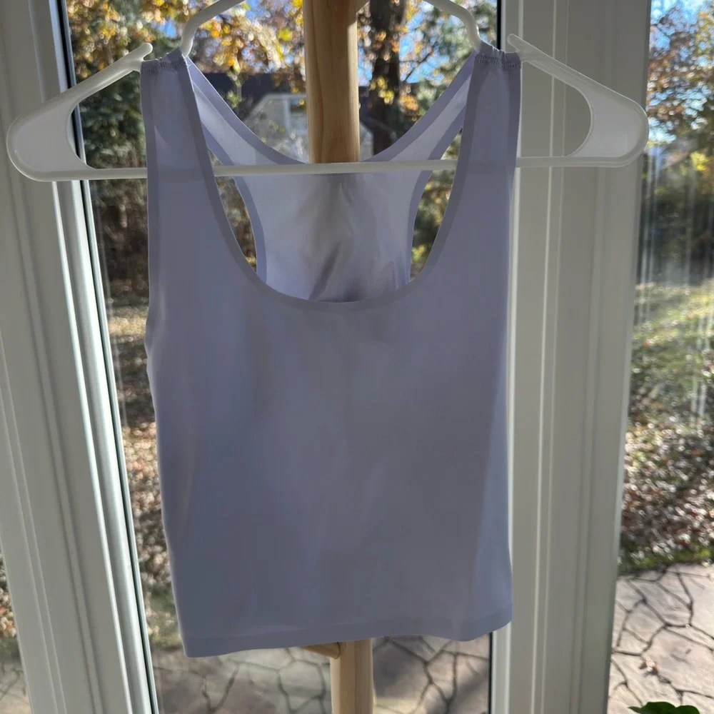 Lululemon Fast and Free Tank Top Light Serene Blue Size Small - Picture 3 of 5